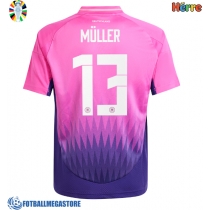 Fotballdrakt Herre Tyskland Thomas Muller #13 Bortedrakt EM 2024 Kortermet